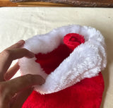 Pair of Christmas Stockings- Red and Maroon