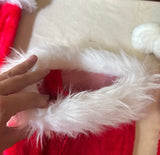 Instant Collection of Red and White Classic Christmas Stockings- Set of 5