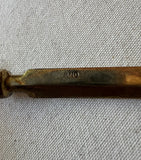 1970s England Brass Letter Opener Pineapple Design