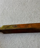 1970s England Brass Letter Opener Pineapple Design
