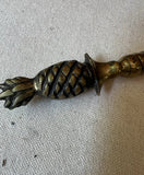 1970s England Brass Letter Opener Pineapple Design