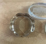 Trio of Glass Heavy Desk Paper Weights