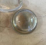 Trio of Glass Heavy Desk Paper Weights