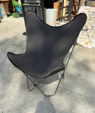 1970s Simple Modern Cloth Butterfly Chair