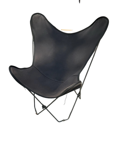 1970s Simple Modern Cloth Butterfly Chair