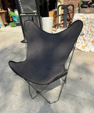 1970s Simple Modern Cloth Butterfly Chair