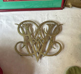 1970s Large Brass Williamsburg Trivet
