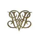 1970s Large Brass Williamsburg Trivet