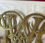 1970s Large Brass Williamsburg Trivet