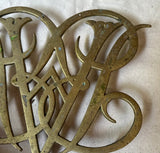 1970s Large Brass Williamsburg Trivet