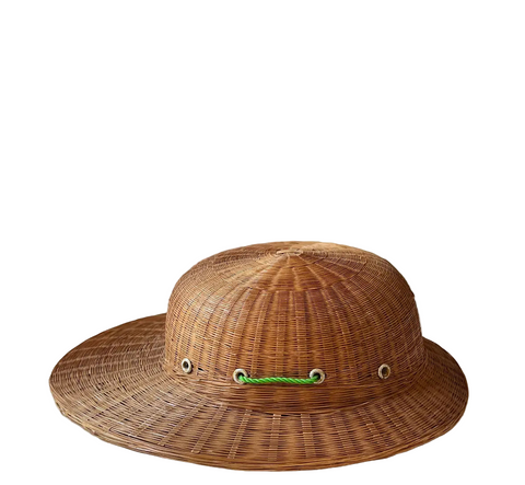 Vintage Wicker Woven Sun Hat