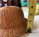 Vintage Wicker Woven Sun Hat