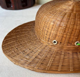 Vintage Wicker Woven Sun Hat