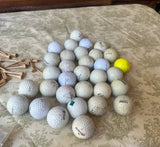 Instant Collection of Golf Balls and Tees- Set of 50+
