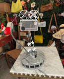 (Rental Only) Metal Mini Movie Camera Tea Light Holder- Set of 6