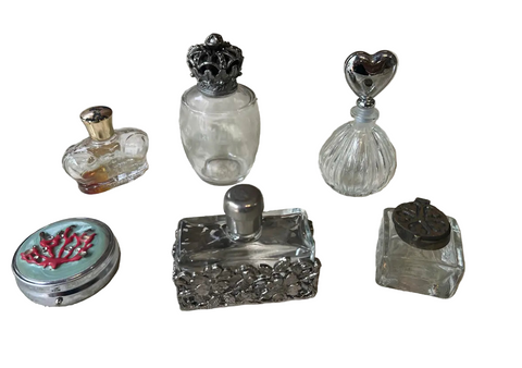 Collection of Vintage Perfume Bottles- Set of 6