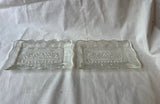 The Last Supper Pair of Glass Plates