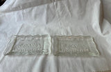 The Last Supper Pair of Glass Plates
