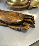 Pair of Vintage Hand Carved Crabs