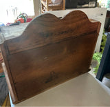 Vintage Wooden Hand Painted Bread Box