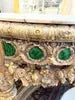Malachite Marble Gilded French Table