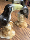 Pair Brazilian Toucan Sculptures