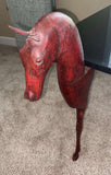 Figurative Metal and Stone Equestrian Horse Table - FREE SHIPPING!