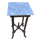 1940s Marble French Side Table - FREE SHIPPING!