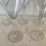 1970s Collection of Champagne Glasses - Set of 7 - FREE SHIPPING!