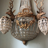 Reserved her North Carolina customer. 1970s Large Deer Head Stag Sconce - FREE SHIPPING!