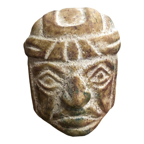 1970s Stone Tiki Head Figure