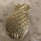 1970s Vintage Brass Pineapple Clip - FREE SHIPPING!