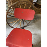 1970s Vintage Red Danish Chair