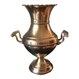 1970s Vintage Traditional Brass Urn - FREE SHIPPING!