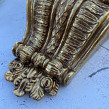 1980s Neoclassical Gilded Ceramic Wall Bracket - FREE SHIPPING!