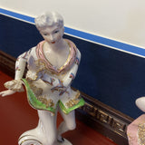 1980s Venetian Style Ceramic Figures - a Pair - FREE SHIPPING!