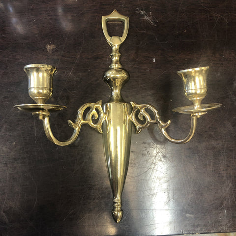 1980s Vintage Brass Candle Holder - FREE SHIPPING! – Fig House Vintage