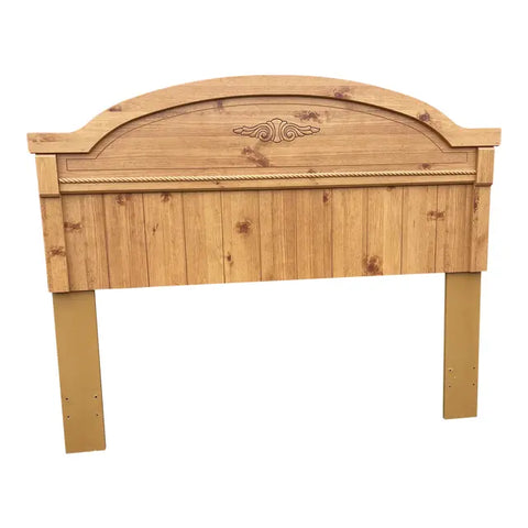 Blonde online wood headboard