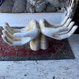 1990s White Driftwood Color Hands Coffee Table Base - FREE SHIPPING!