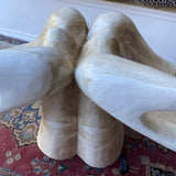 1990s White Driftwood Color Hands Coffee Table Base - FREE SHIPPING!