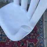 1990s White Left Hand Chair - FREE SHIPPING!
