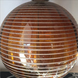 Antique Lamp With Amber Glass Details - FREE SHIPPING!