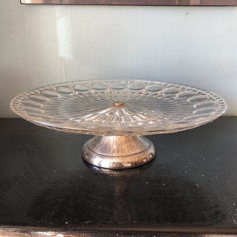 Cut Glass Cake Stand | PIPS TRIP