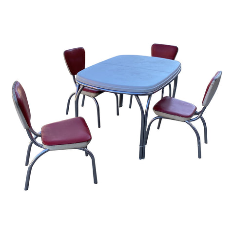 Arvin Metal Cherry Red Dinette Set - 5 Pieces - FREE SHIPPING! – Fig House  Vintage