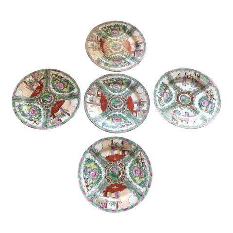 Asian Chinoiserie Plates Collection - Set of 5 - FREE SHIPPING!