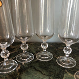 Bohemia Czechoslovakia Collection of Champagne Glasses - Set of 6 - FREE SHIPPING!