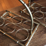 Brass Bamboo Cupholders for Bar Cart - a Pair - FREE SHIPPING!