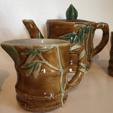 Ceramic Bamboo Coffee & Tea Set - Set of 5