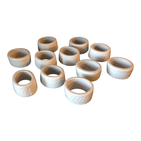 Ceramic Napkin Rings - Set of 11 - FREE SHIPPING!