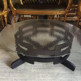 Chinoiserie Black Wooden Coffee Table - FREE SHIPPING!